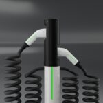 Astreea® SmartCharger – Model self standing cu 2 cabluri spiralate (2x22 kW) - imagine 3